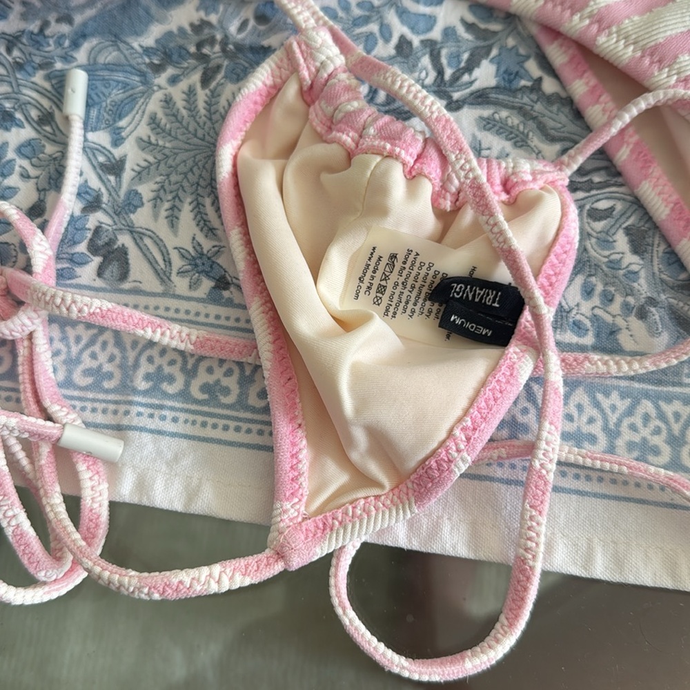 Triangl Zebra Punch Vinca Bikini TOP and BOTTOM - Picture 4 of 6